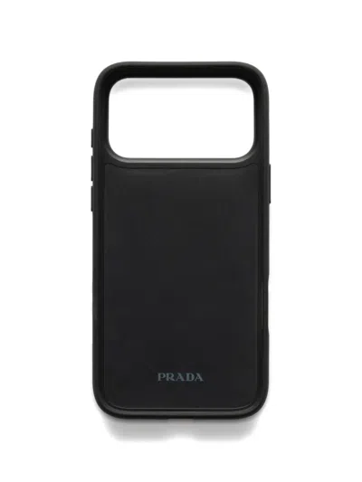Prada Leather Iphone 17 Pro Max Cases In Pink
