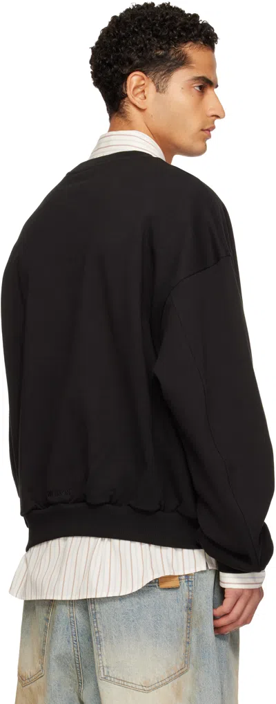 We11 Done Black Se11done Sweatshirt In Black