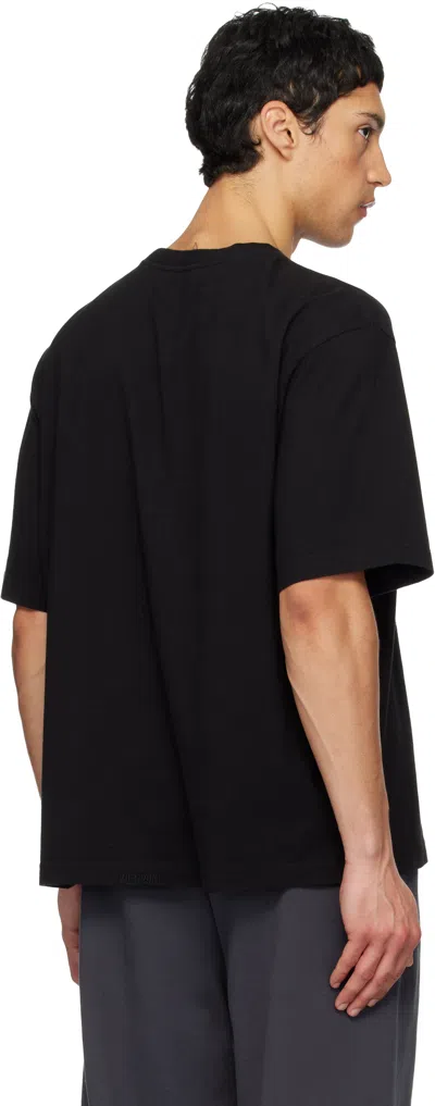 We11 Done Spray 1506 T-shirt In Black
