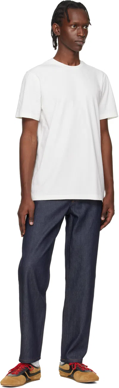 A.p.c. Off-white Lewis T-shirt In White