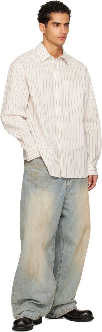 We11 Done Distressed-effect Jeans In Blue