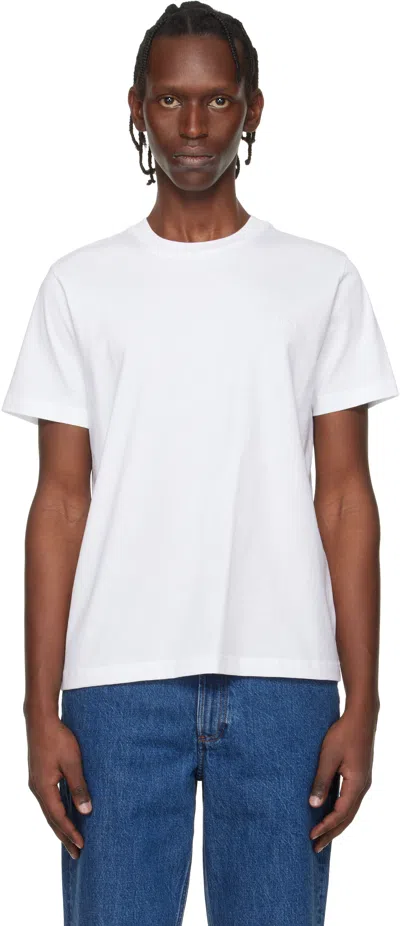 A.p.c. Off-white Lewis T-shirt In White