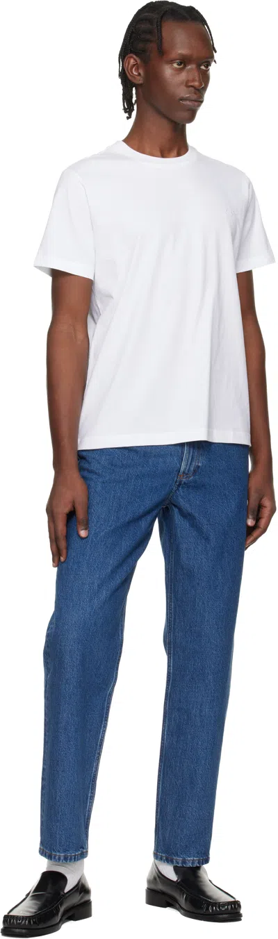 A.p.c. Off-white Lewis T-shirt In White