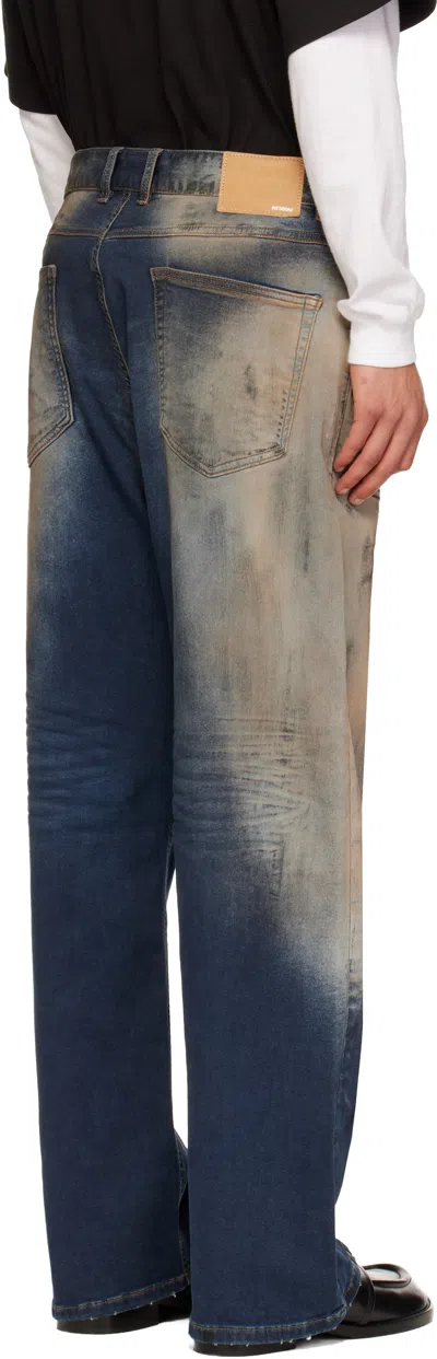 We11 Done Distressed-effect Jeans In Blue