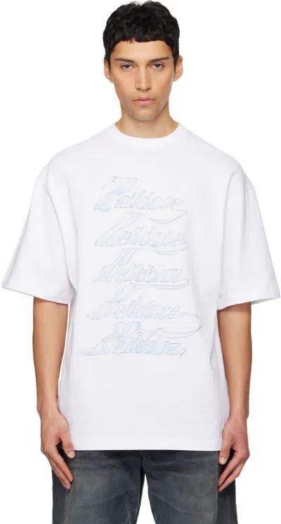 We11 Done Se11done Multi-logo T-shirt In White