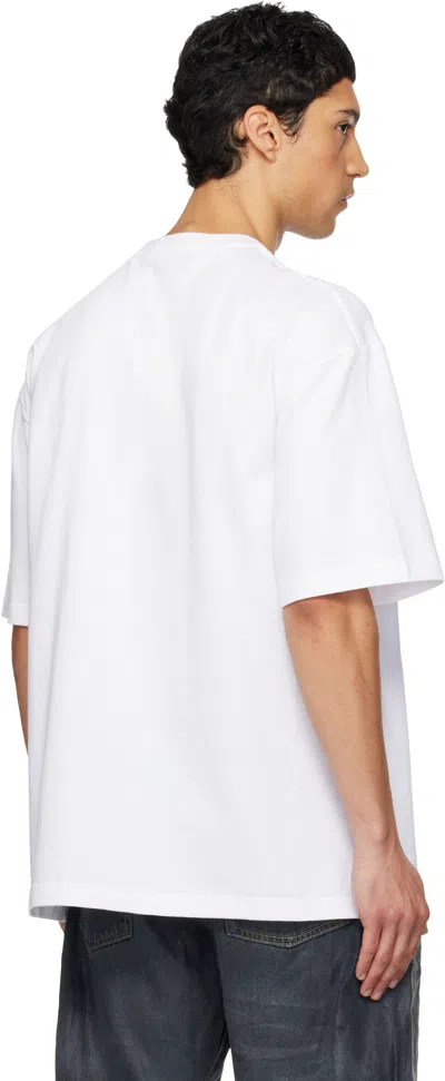 We11 Done Se11done Multi-logo T-shirt In White
