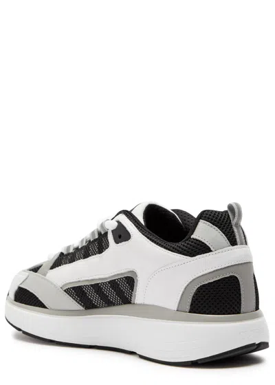 Cleens Hyper Runner Panelled Mesh Sneakers In Multi