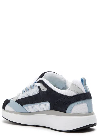 Cleens Hyper Runner Panelled Mesh Sneakers In Multi