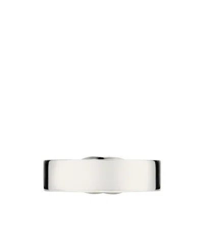 Gucci Interlocking Ring In White