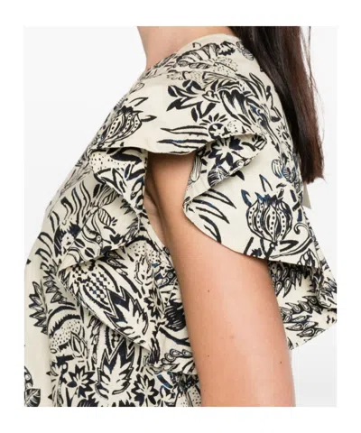 Ulla Johnson Floral Print Cover-up In Multi