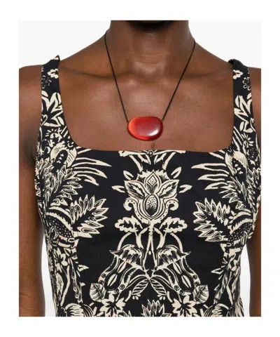 Ulla Johnson Augustina Cami Long Trumpet Dress In Noir In Black