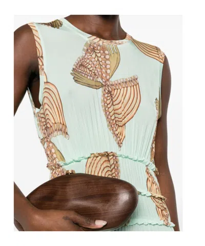 Ulla Johnson Kamaria Maxi Dress With Butterfly Print In Green