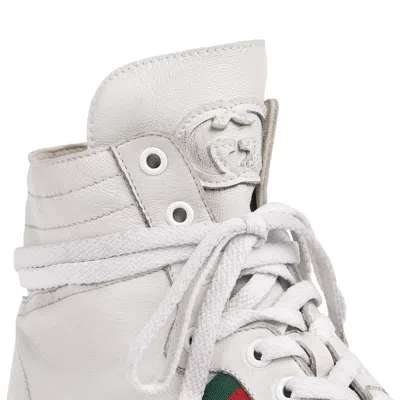 Gucci Stretch High-top-herrensneaker In White