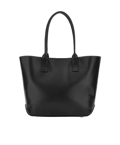 Hogan Address Shopping Bag Small In Black