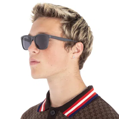 Ferragamo Dark Grey Rectangular Men's Sunglasses Sf998s 038 57 In Gray