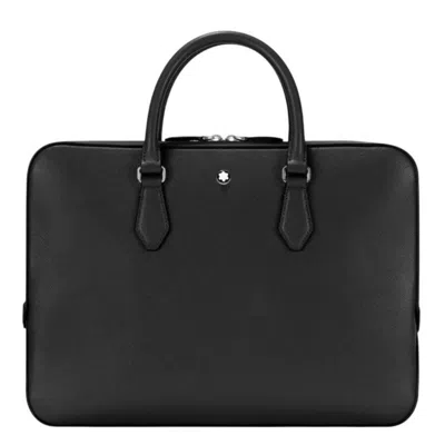 Montblanc Sartorial Leather Document Case In Black