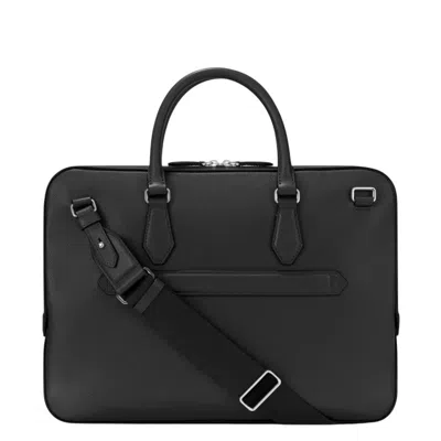 Montblanc Sartorial Leather Document Case In Black
