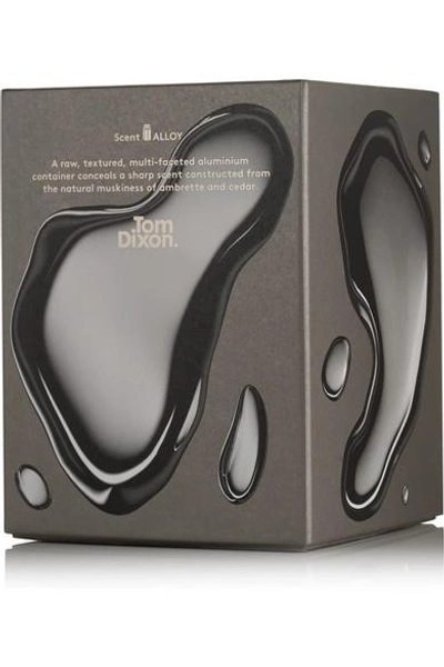 Shop Tom Dixon Alloy Medium Scented Candle In Silver