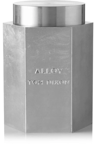 Shop Tom Dixon Alloy Medium Scented Candle In Silver