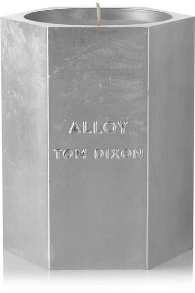 Shop Tom Dixon Alloy Scented Candle, 540g In Colorless