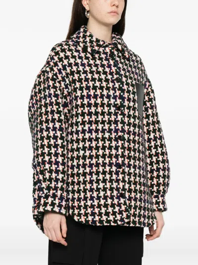 Loewe Houndstooth-pattern Jacket In Multi