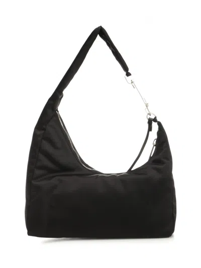 Rick Owens Gemini Shoulder Bag Adjustable Strap Hardware In Black