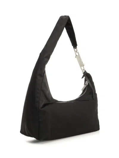Rick Owens Gemini Shoulder Bag Adjustable Strap Hardware In Black