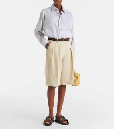 Tod's Leather Slingback Sandals Open Toe Design In Brown