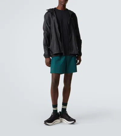 Hoka Clifton 10 Rubber-trimmed Jacquard Running Sneakers In Black