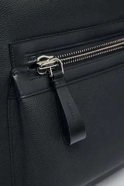 Tom Ford Soft Grain Leather Buckley Backpack