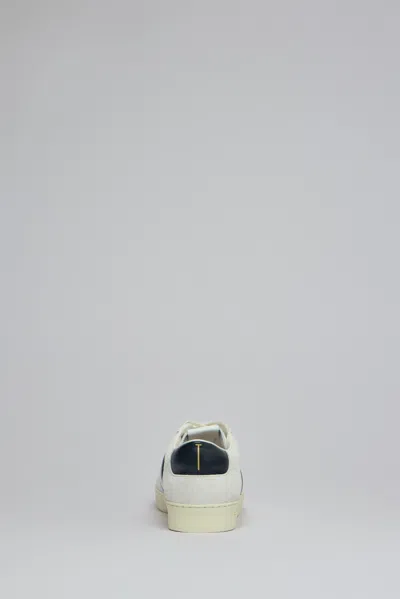 Tom Ford Panelled Suede And Grained Leather Sneakers In White