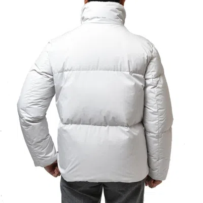 Herno Gray Polyester Coat In White