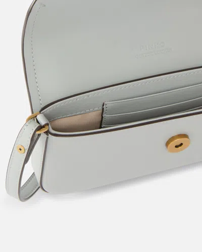 Pinko Saddle Flat Shoulder Bag