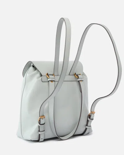 Pinko - Medium Saddle Backpack In Leather With Logo Rings