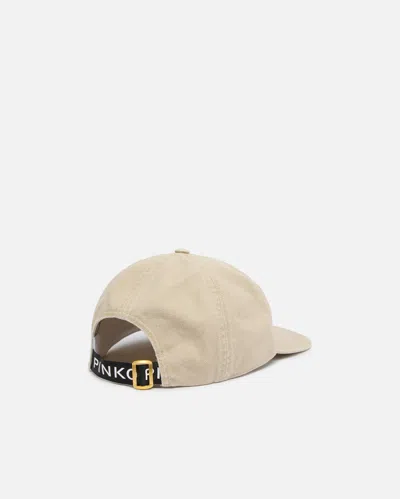 Pinko Lettering Cap In Brown