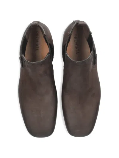 Premiata Pull-tab Chelsea Boots In Brown