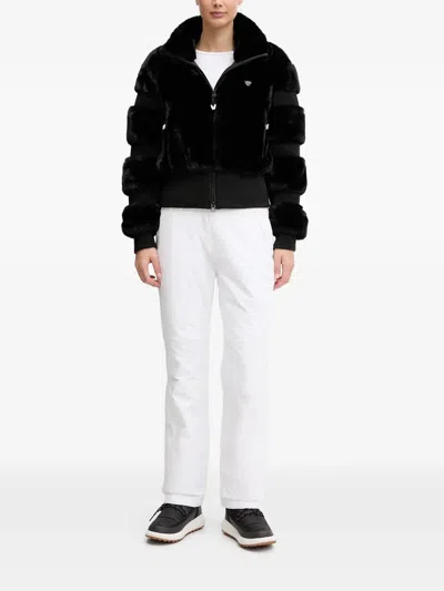 Ea7 Logo-detail Ski Pants In White