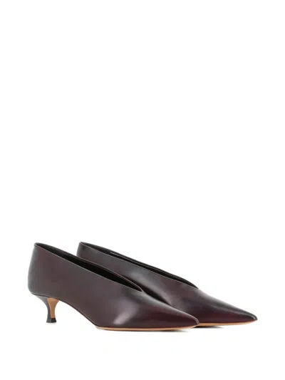 Le Monde Beryl Babouche Heeled Pumps In Brown