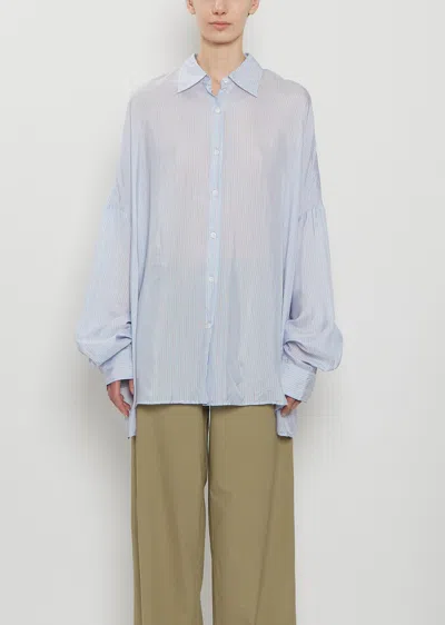 Dries Van Noten Women Casia Printed Shirt In Blue