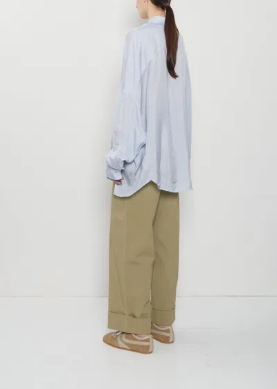 Dries Van Noten Women Casia Printed Shirt In Blue