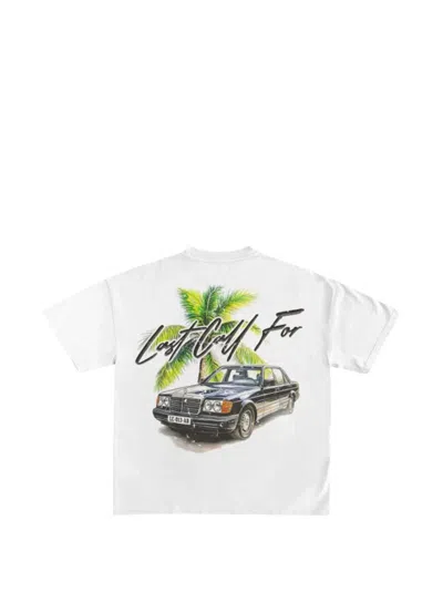 Last Call For Oversized Mabenz T-shirt In White