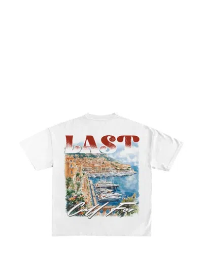 Last Call For Oversize South T-shirt In White