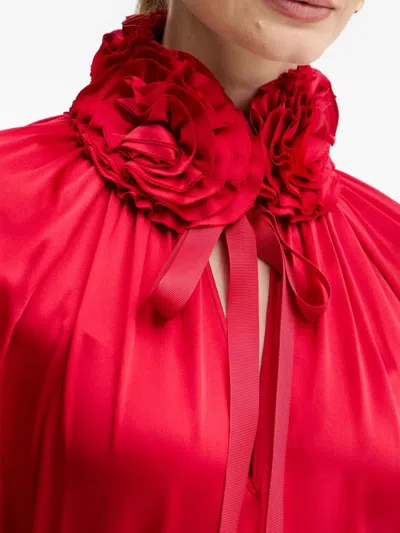 Luisa Spagnoli Long-sleeve Top In Red