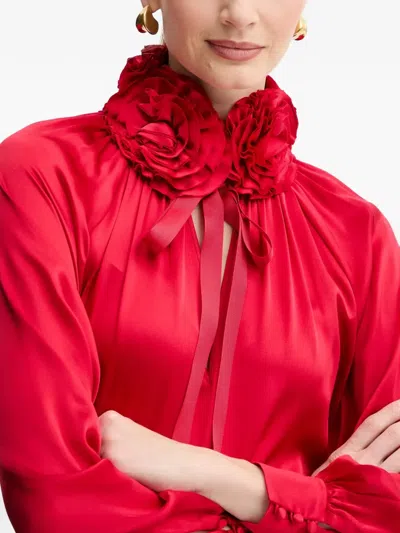 Luisa Spagnoli Long-sleeve Top In Red