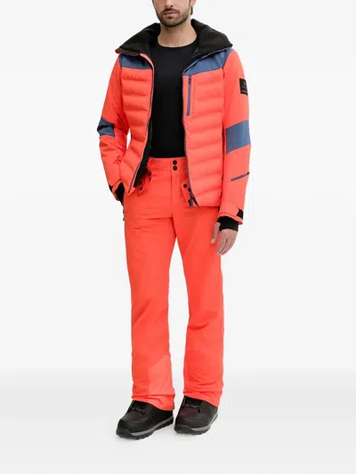 Bogner Fire+ice Quilted Hooded Skiwear In Orange