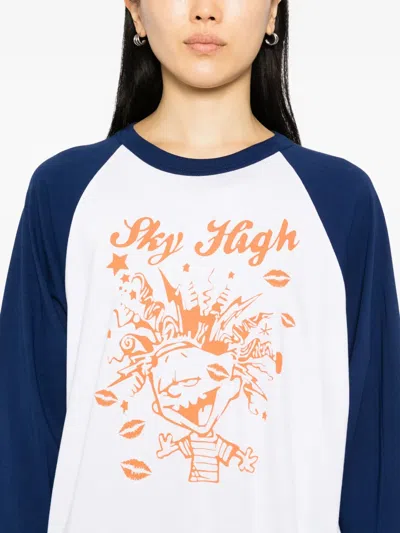 Sky High Farm Mindblown T-shirt In Blue