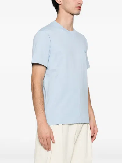Sandro T-shirt With Heart Patch In Blue