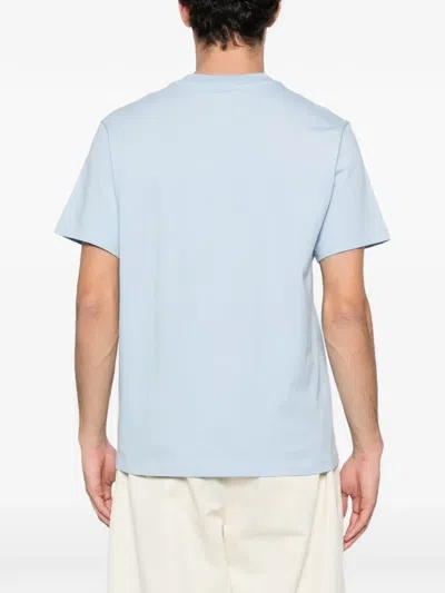 Sandro T-shirt With Heart Patch In Blue