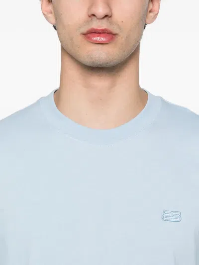 Sandro T-shirt With Heart Patch In Blue
