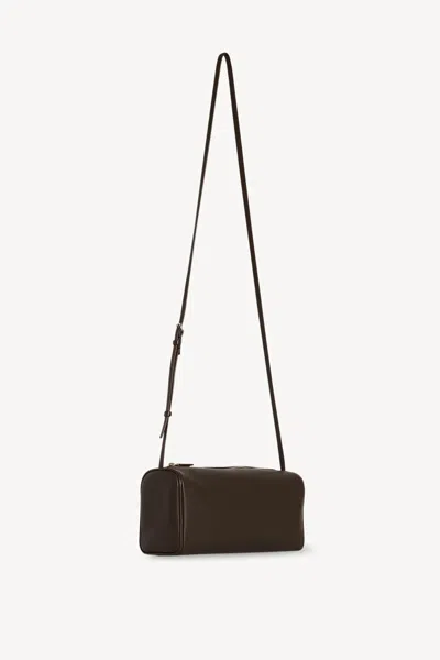 The Row Nineties Leather Crossbody Shoulder Bag In Black